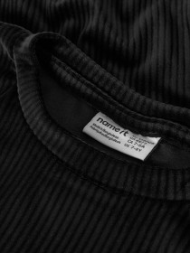 NAME IT Velour Bluse Veloa Black